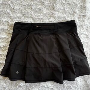 Lululemon Pace Rival Black Tennis Skirt